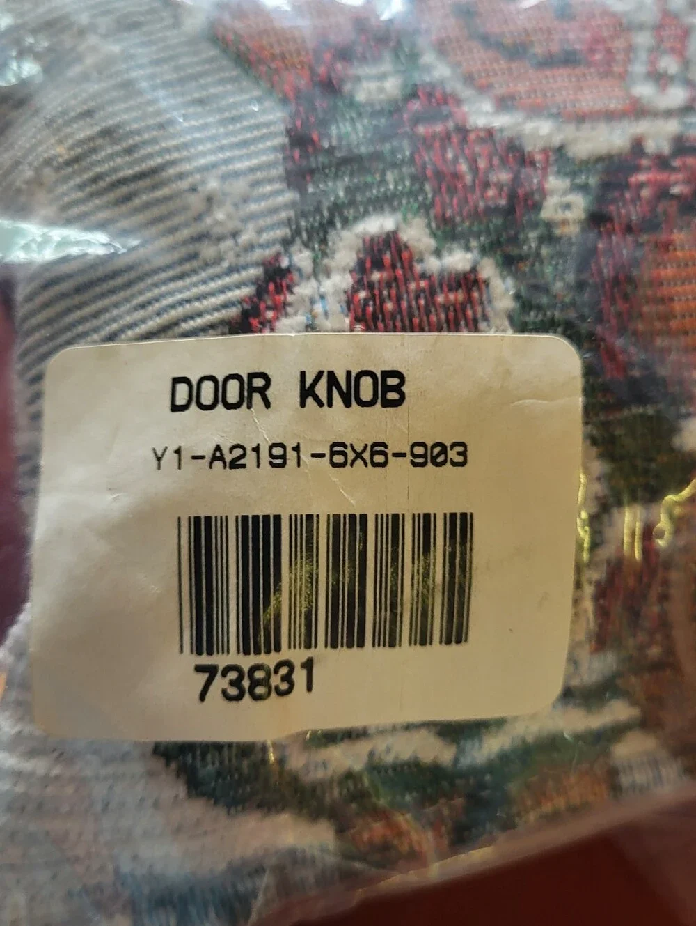 TWO New Vintage Longaberger Christmas Gingerbread Pillow Door Knob Hanger 2001